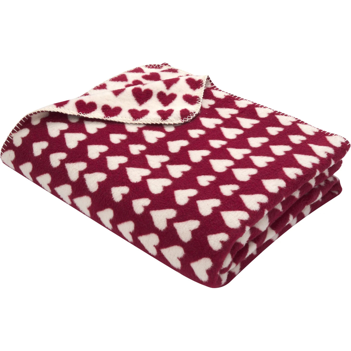 Coperta Invernale in Caldo Cotone - Hearts