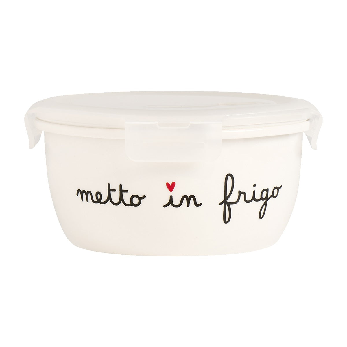 Contenitore in Grès Serigrafata - Metto in Frigo