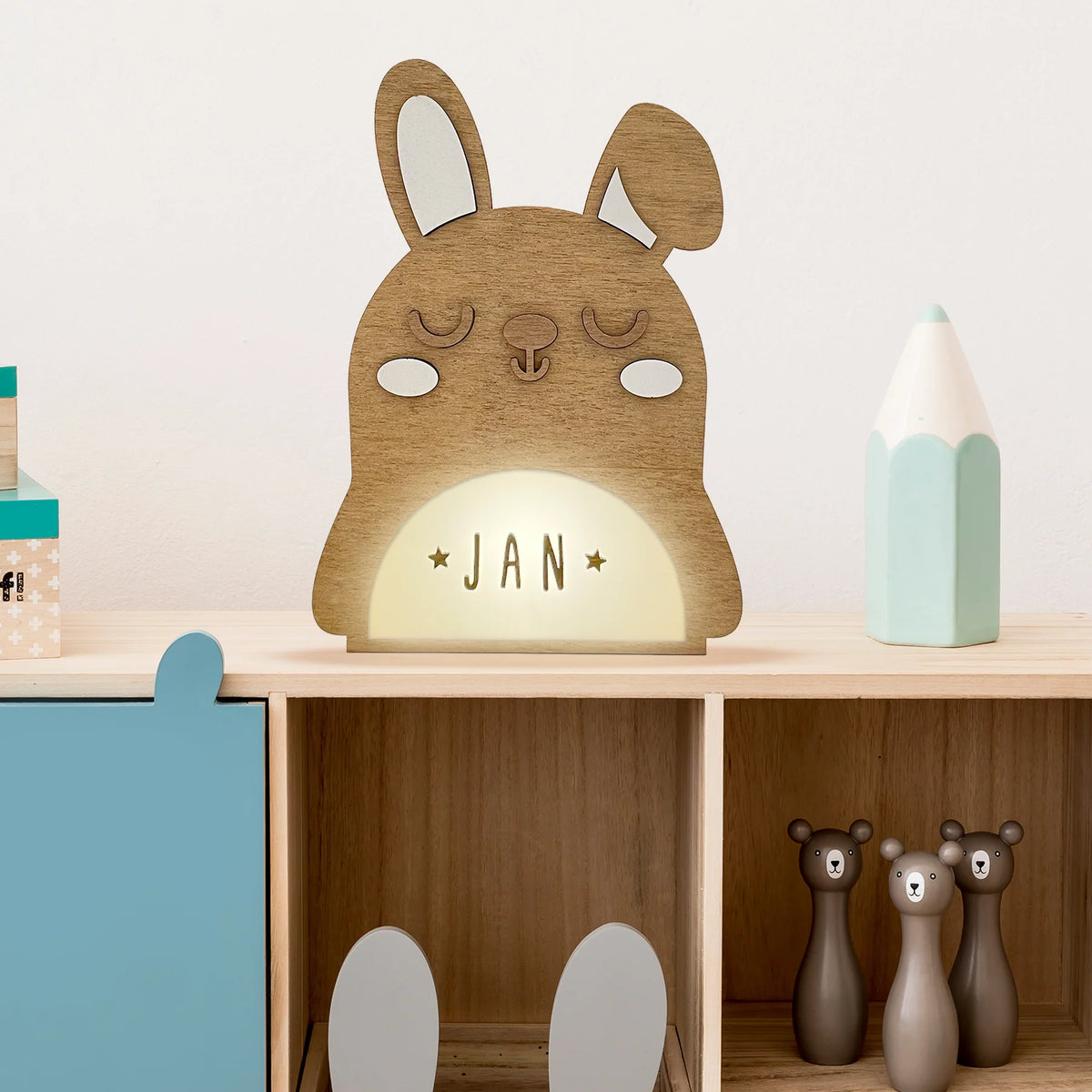 Lampada da Tavolo Personalizzabile - Coniglio