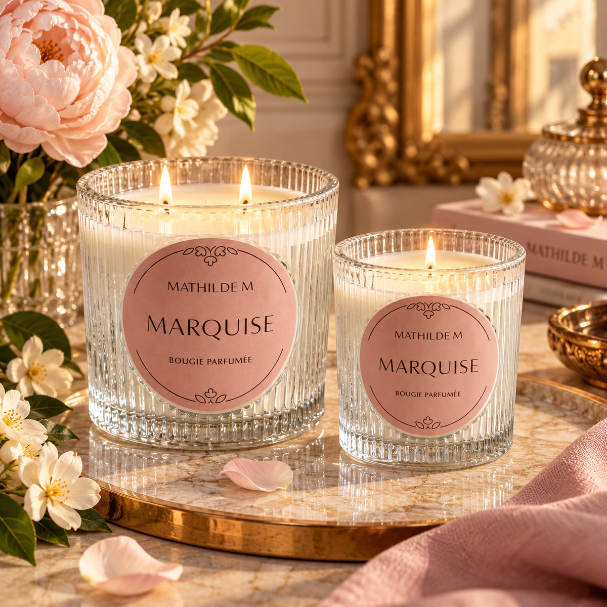 Candela Profumata Fragranza Marquise - Les Intemporels
