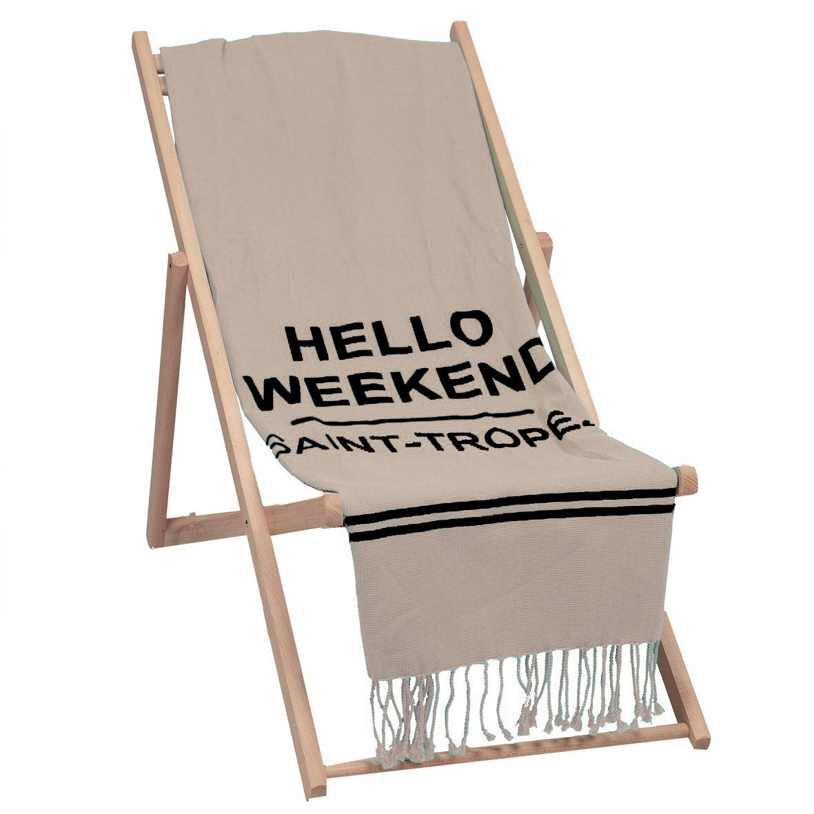 Telo Mare in Puro Cotone Nido D'ape - Hello Weekend