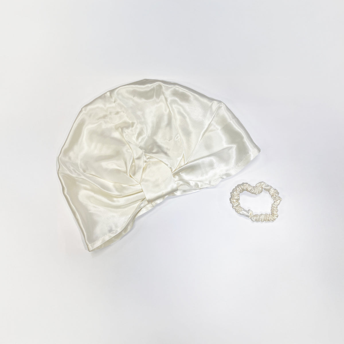 Set Cuffia e Scrunchie in Seta - Polo