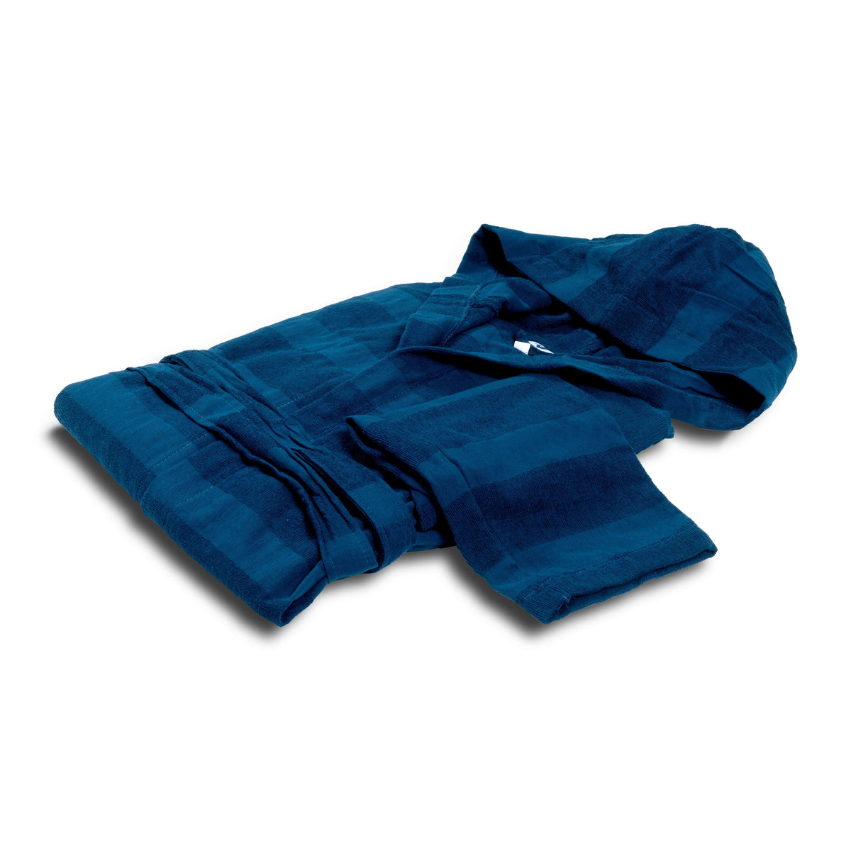 Accappatoio in Spugna DI COTONE con Cappuccio - Aria Accappatoio Dea Blu