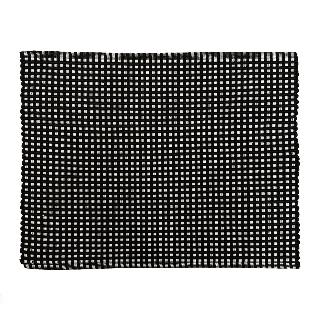 Americano in Puro Cotone Intrecciato - Loft Americano Fazzini Nero/Bianco