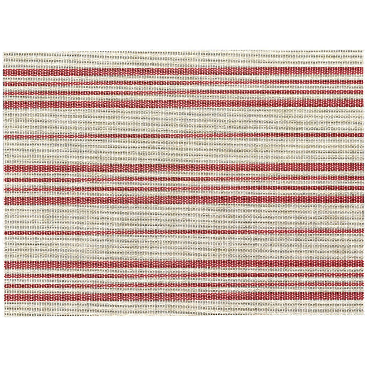 Americano in pvc e poliestere Righe- Sina Americano Winkler Rosso