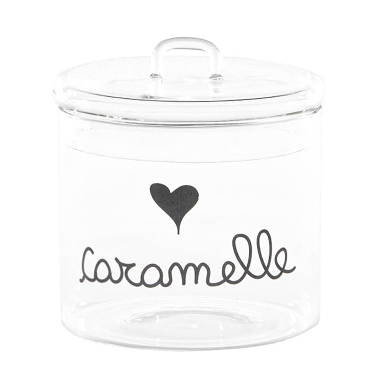 Barattolo in Vetro Borosilicato Serigrafato - Caramelle Barattolo Simple Day Bianco