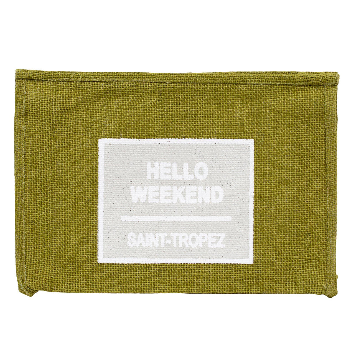 Borsa Mare e Trousse in Juta Tinta Unita - Hello Borsa Mare Marinette Saint-Tropez