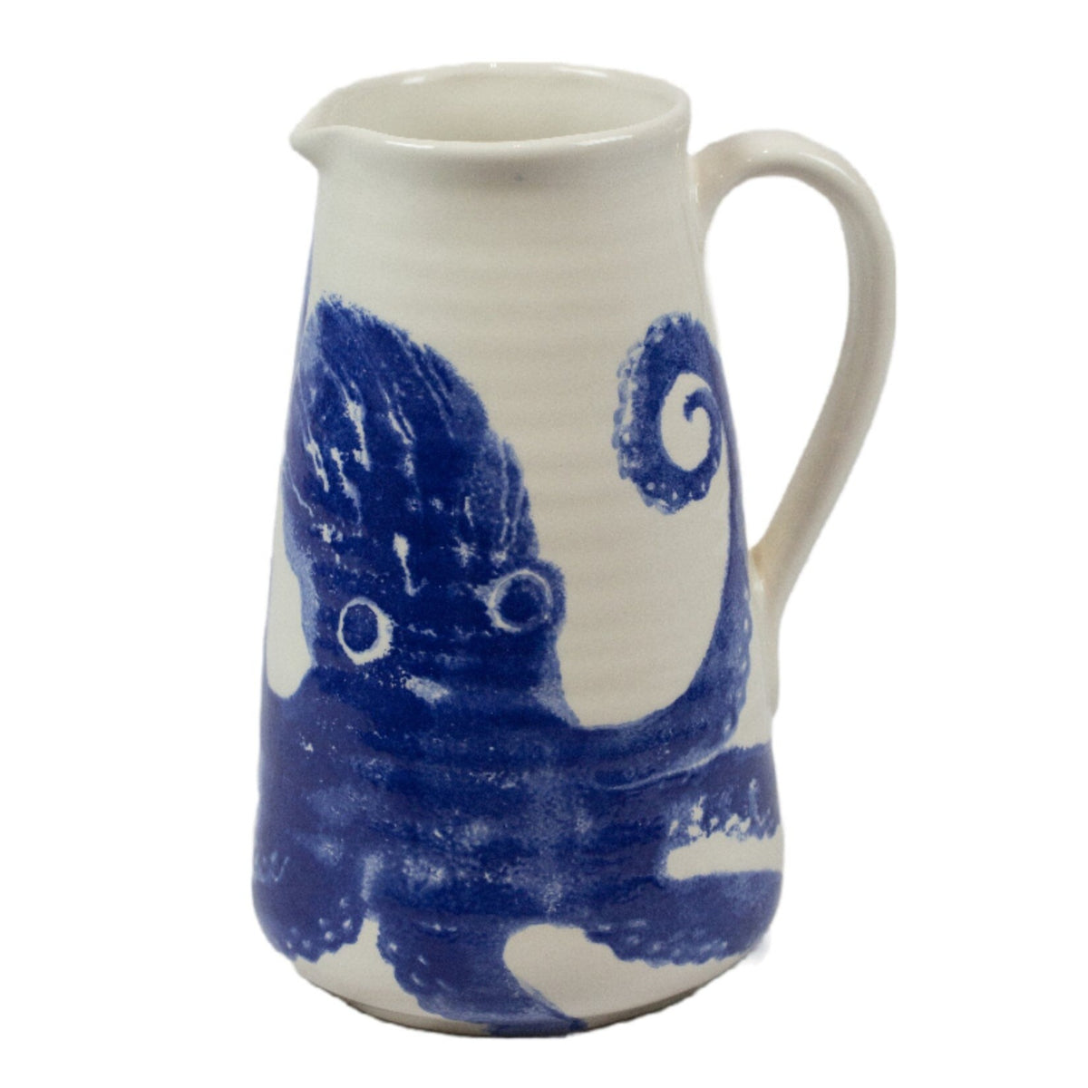 Brocca in Ceramica Fatto a Mano - Creature Marine Piatto Marinette Saint-Tropez Polipo