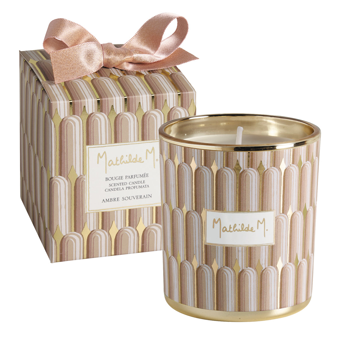 Candela Profumata Fragranza Ambre Souverain - Fêtes Majestueuses Candela Profumata Mathilde M. 160g
