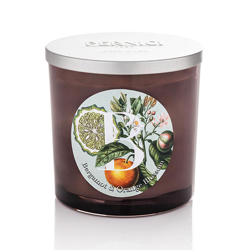 Candela Profumata Fragranza Bergamotto e Fiori d'Arancio - Bergamot & Orange Blossom Candela Profumata PERNICI 350gr