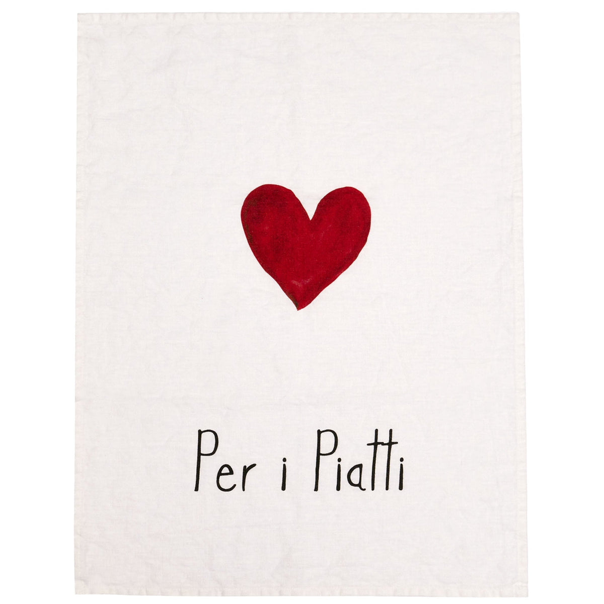 Canovaccio in Lino Stonewashed - Per i Piatti Canovaccio Simple Day Bianco