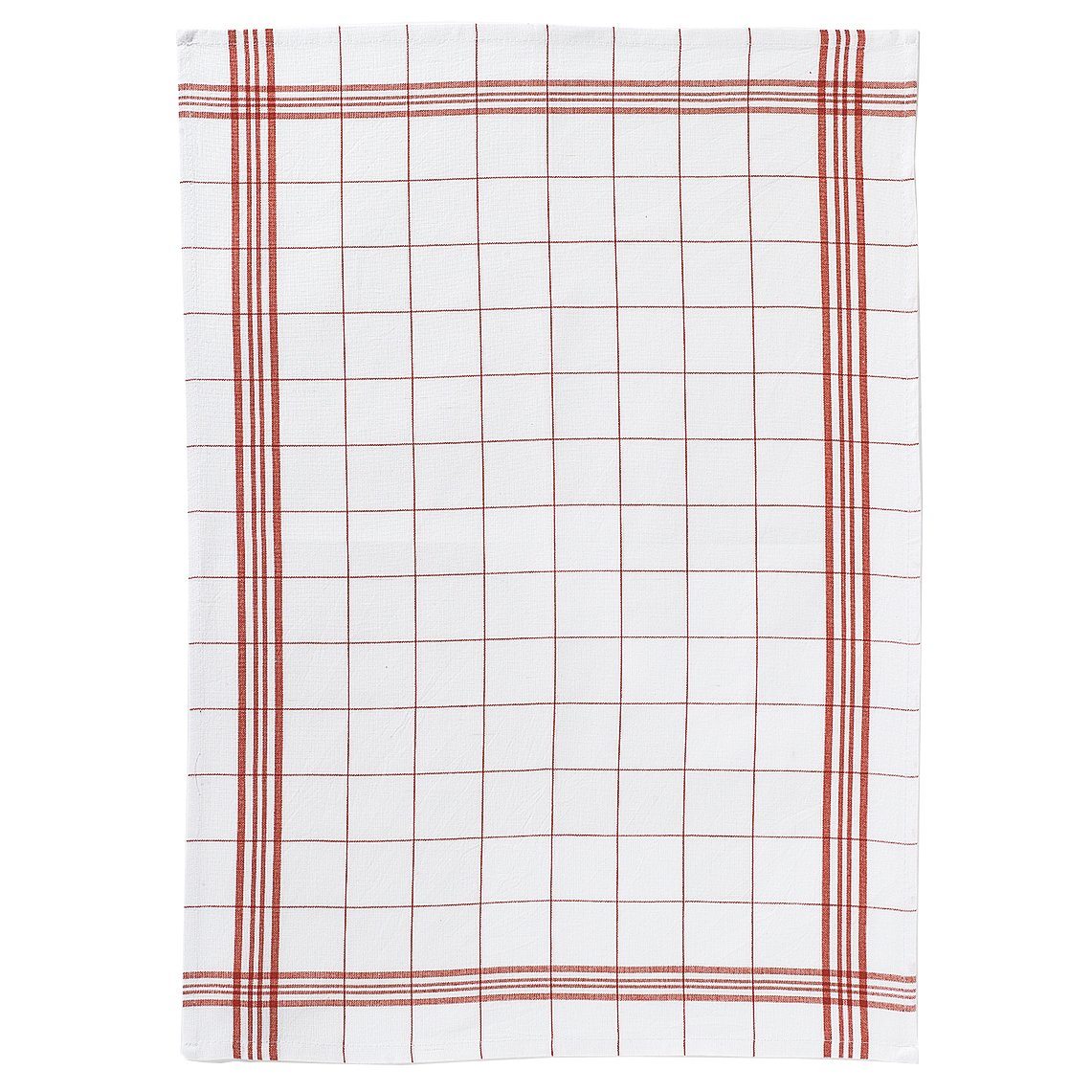 Canovaccio in Puro Cotone a quadri - Carreaux canovaccio Winkler Rosso