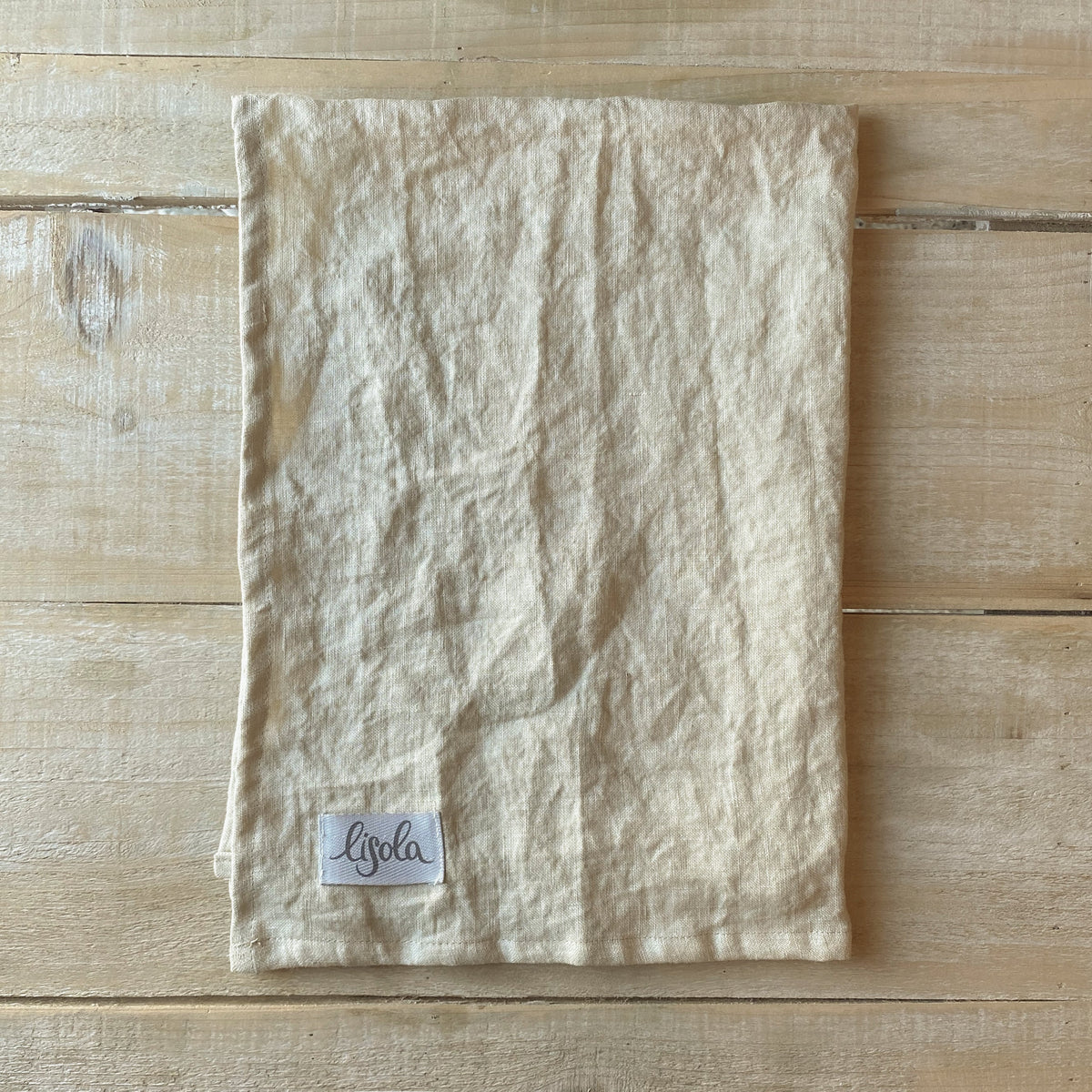 Canovaccio in Puro Lino Stonewashed - Olona canovaccio Lisola Sabbia