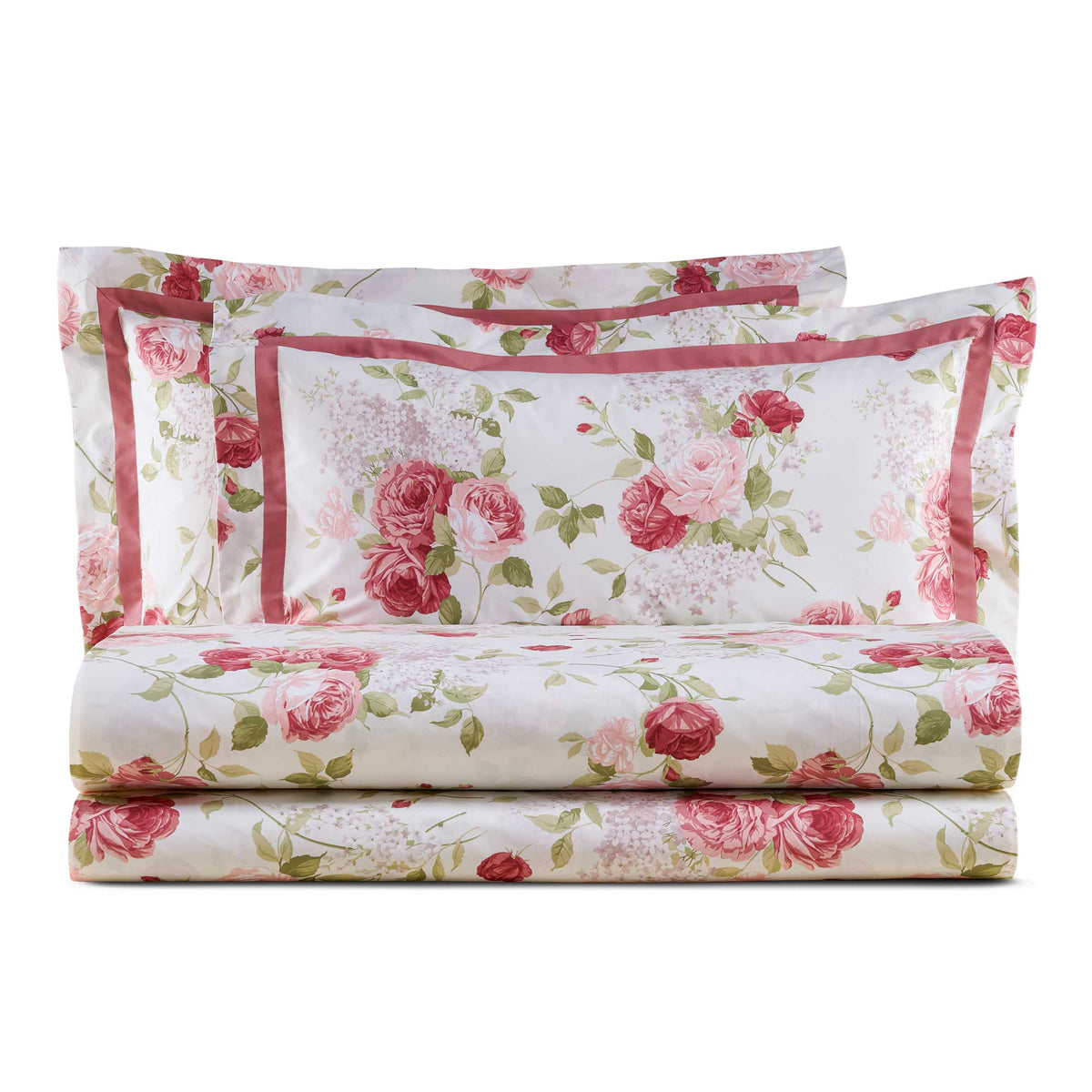 Completo Lenzuola in Percalle 100% Cotone fantasia floreale - Versailles Lenzuola Lisola Valenza