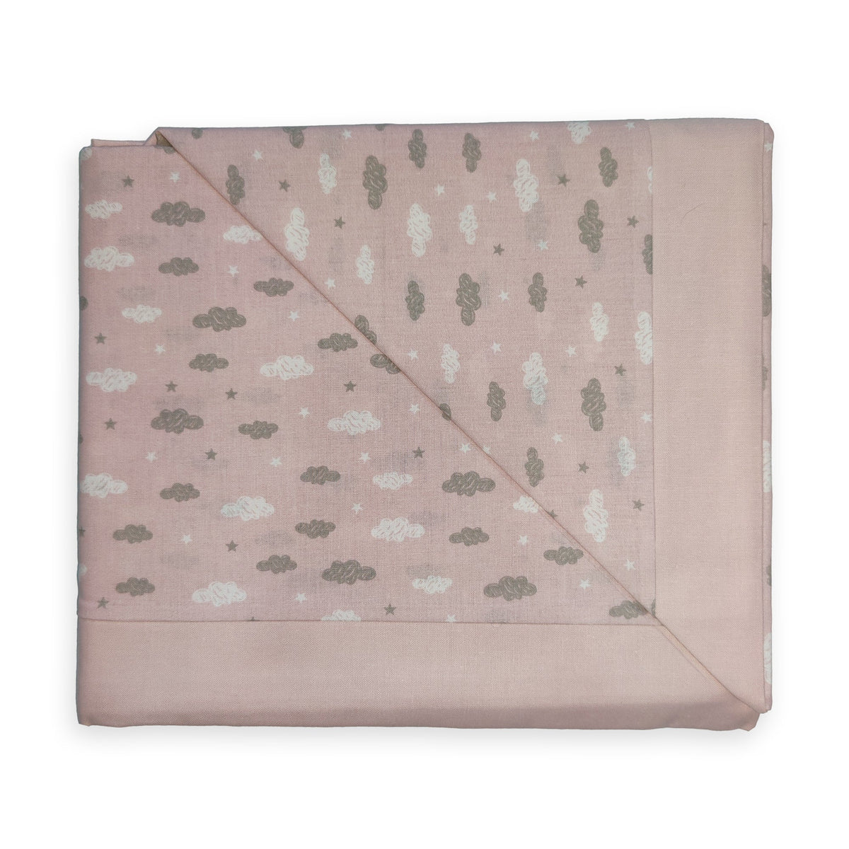 Completo Lenzuoline in Puro Cotone con Fantasia Stampata - Puff Completo Lenzuolino Lisola Baby Culla Rosa