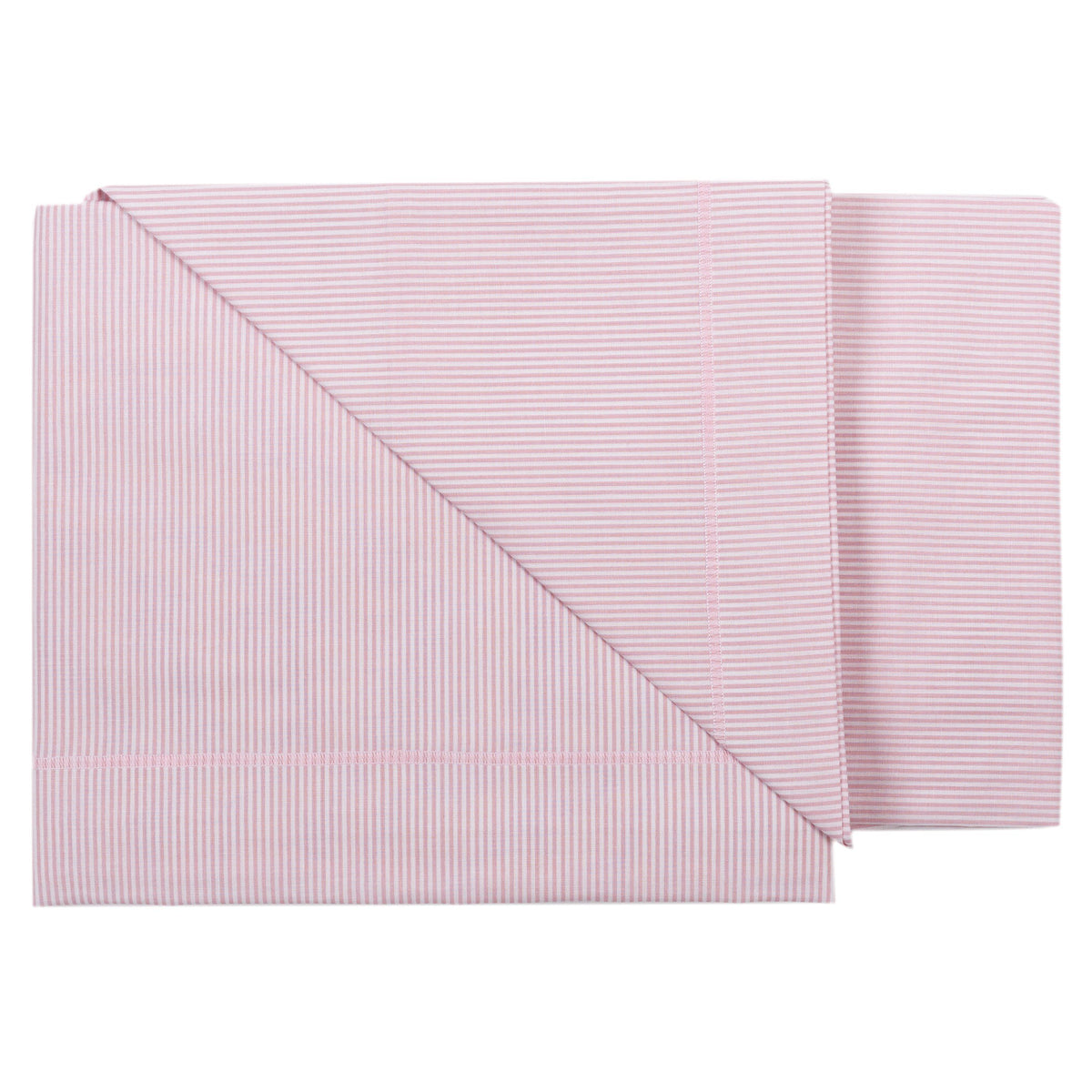 Completo Lenzuolino per Culla in Puro Cotone rigato - Sona Completo Lenzuolino Lisola Baby Rosa