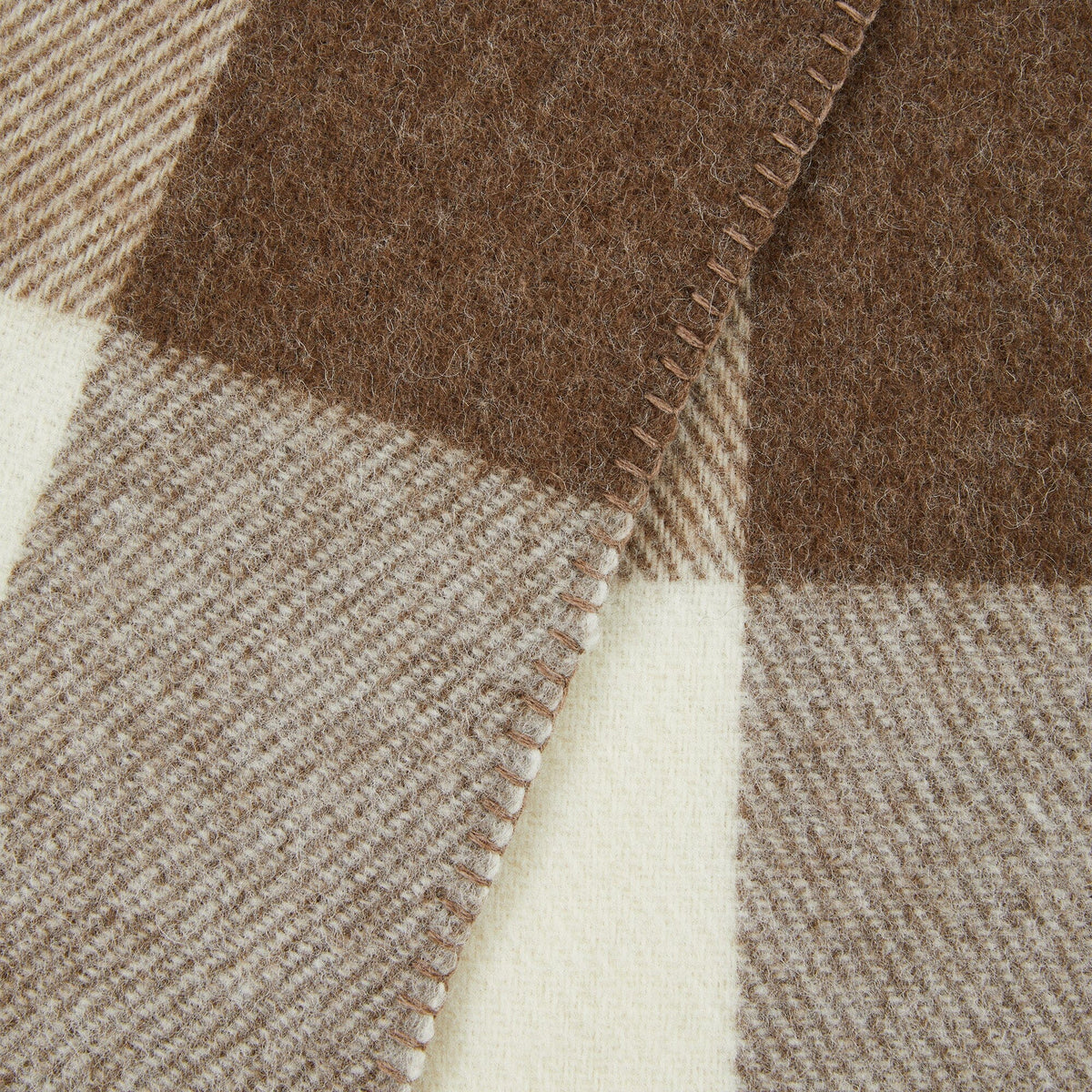 Coperta in Pura Lana Vergine Fantasia Check - Adamello Check Coperta Lanerossi