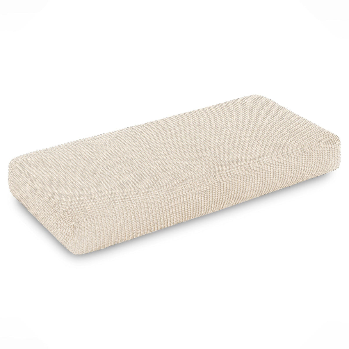 Copricuscino Elastico per Divano in Tessuto Jacquard - Milos Copricuscino Belmarti Copripoltrona Avorio