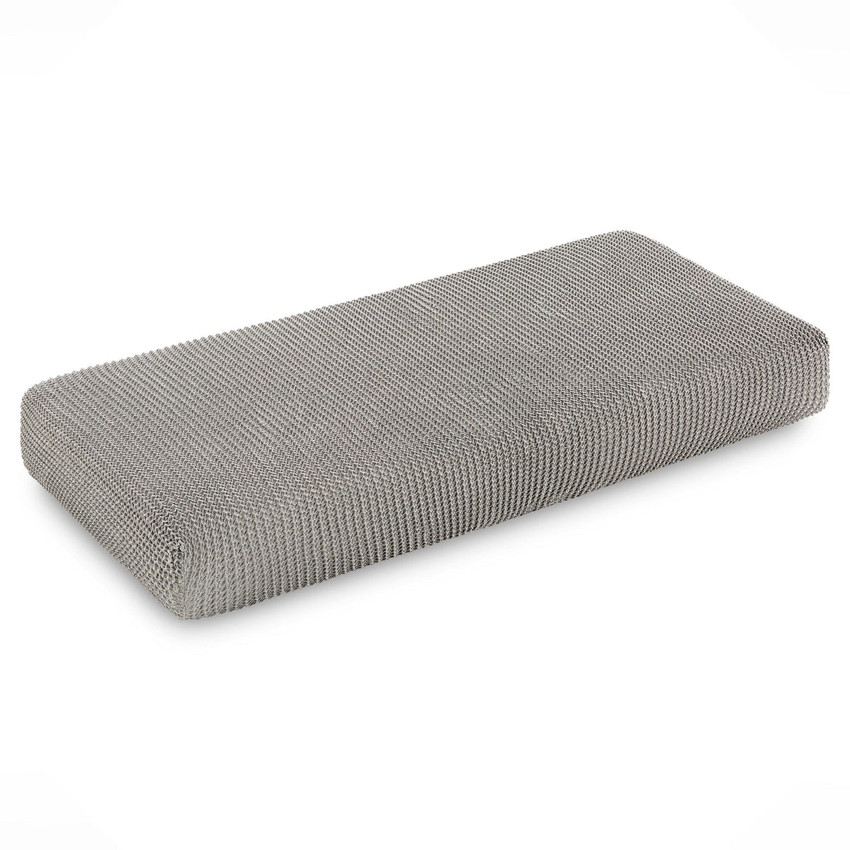 Copricuscino Elastico per Divano in Tessuto Jacquard - Milos Copricuscino Belmarti Copripoltrona Grigio Chiaro