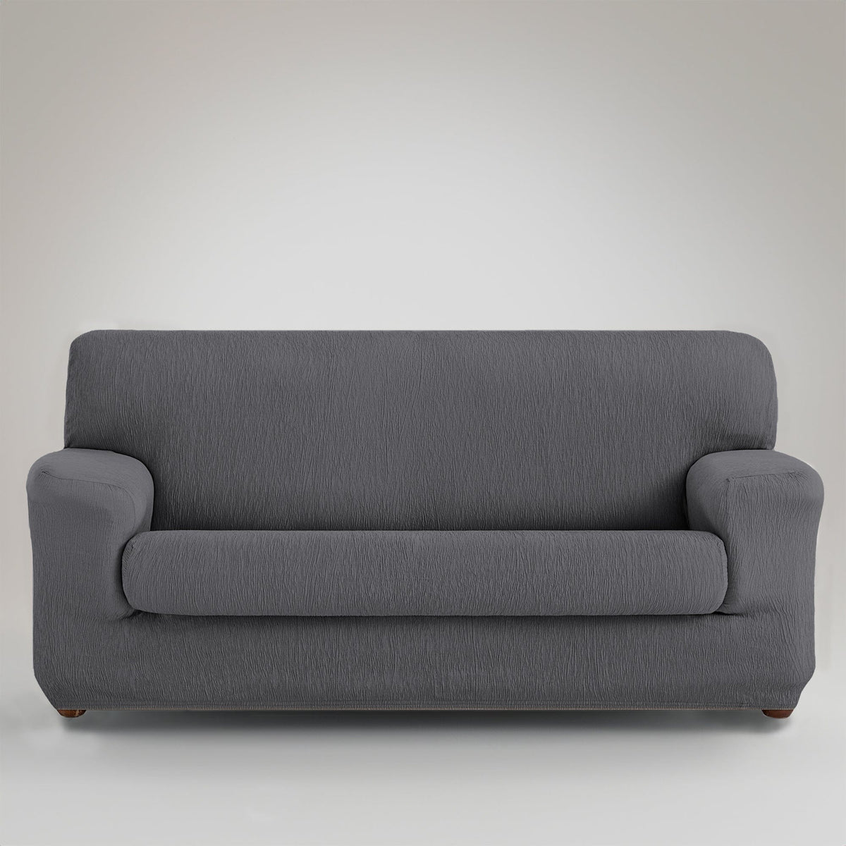 Copricuscino per Divano in Tessuto Jacquard - Teide Copricuscino Berlmarti Copripoltrona Grigio