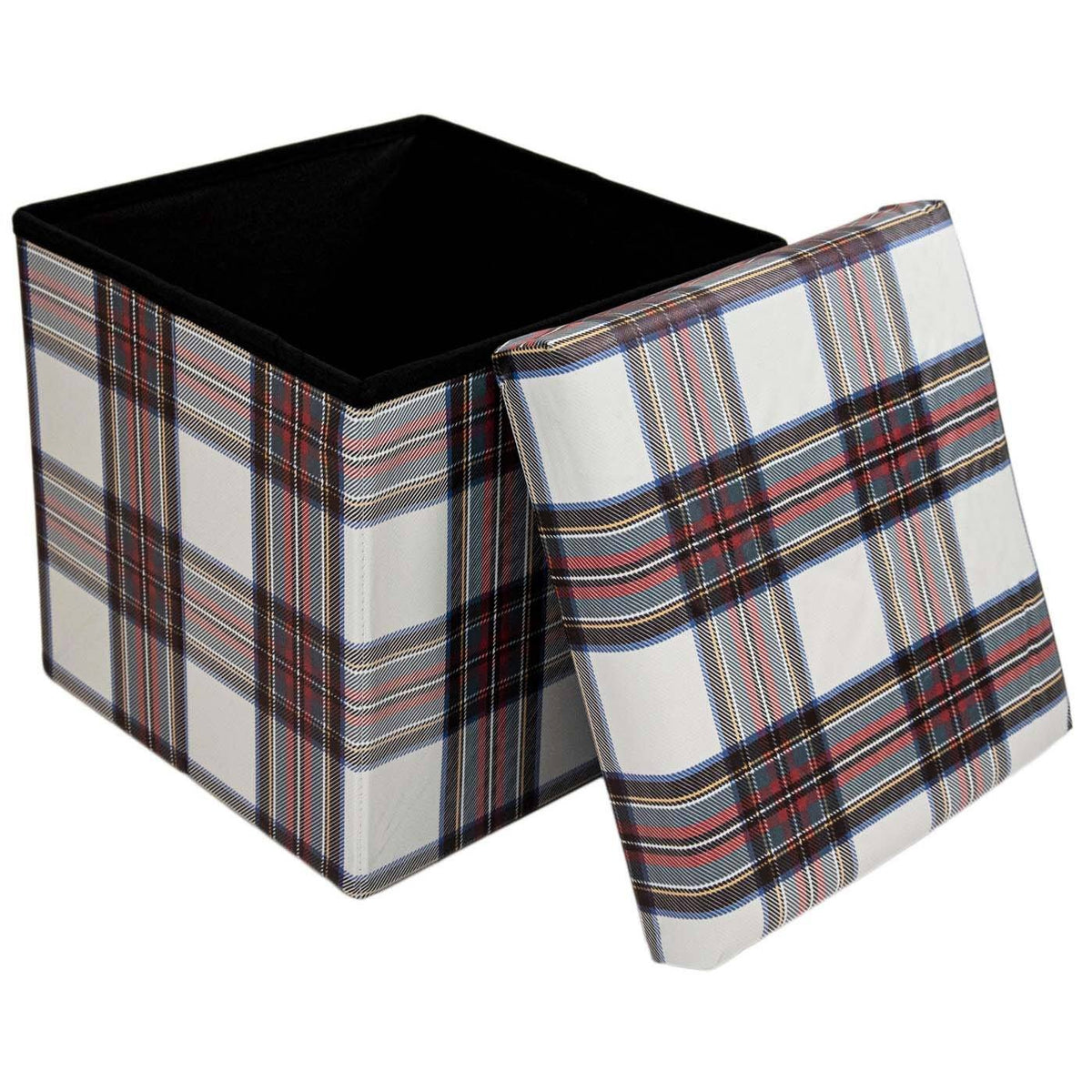 Cubo Contenitore in Pvc Stampato - Tartan Cubo Contenitore Daunex
