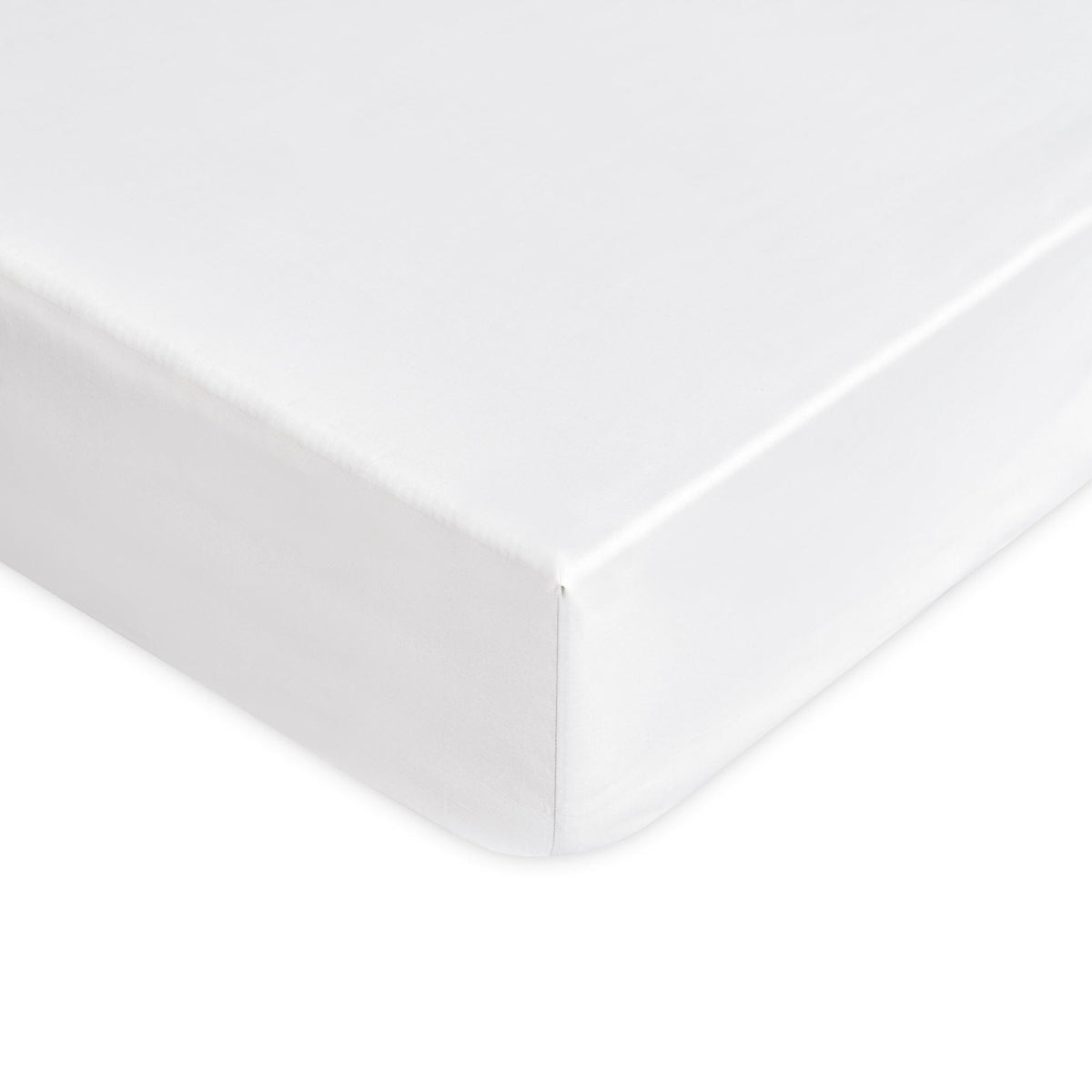 Lenzuolo da Sotto con Angoli in Percalle di Puro Cotone 200TC tinta unita - Milano Lenzuolo Sotto Lisola Basic Singolo Bianco