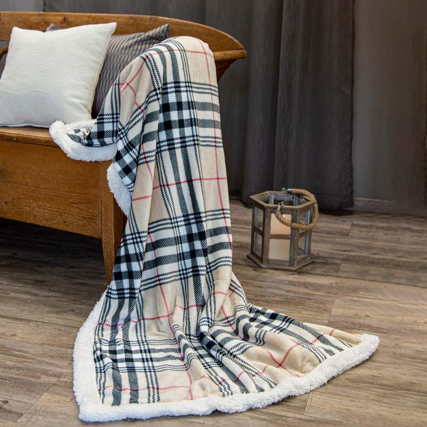 Morbidotto in MicroPile Fantasia Tartan - Boston Plaid Daunex