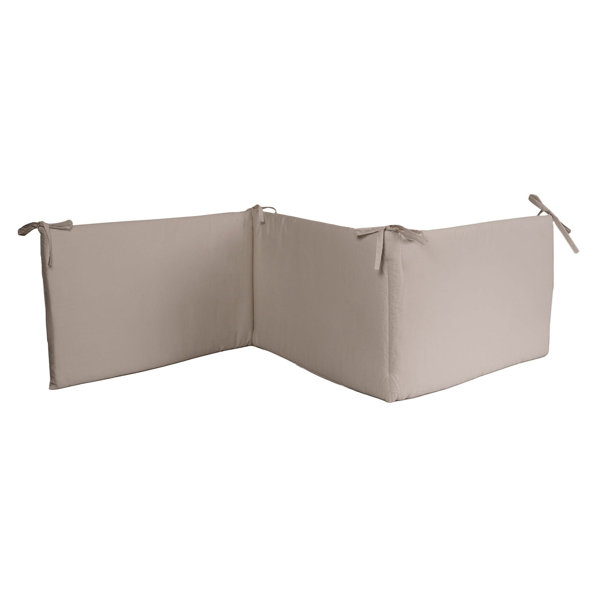 Paracolpi per Lettino in Piquet di Cotone - Safe&Soft Paracolpi Lisola Baby Tortora