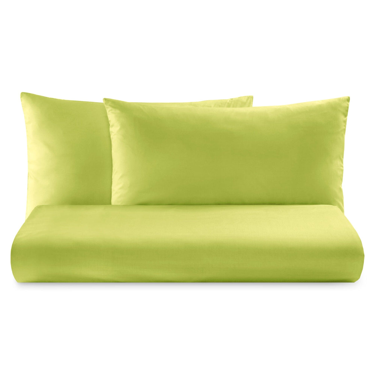 Parure Copripiumino in Puro cotone Tinta Unita - Tortona Copripiumino Lisola Basic Singolo Verde