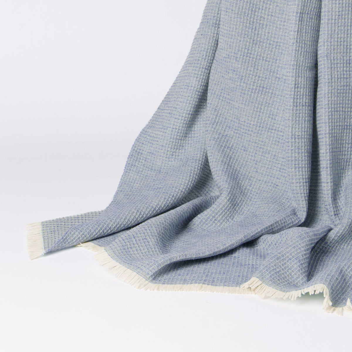 Plaid 100% Lana Merinos Extrafine - Rossi Moon Plaid Lanerossi Blu
