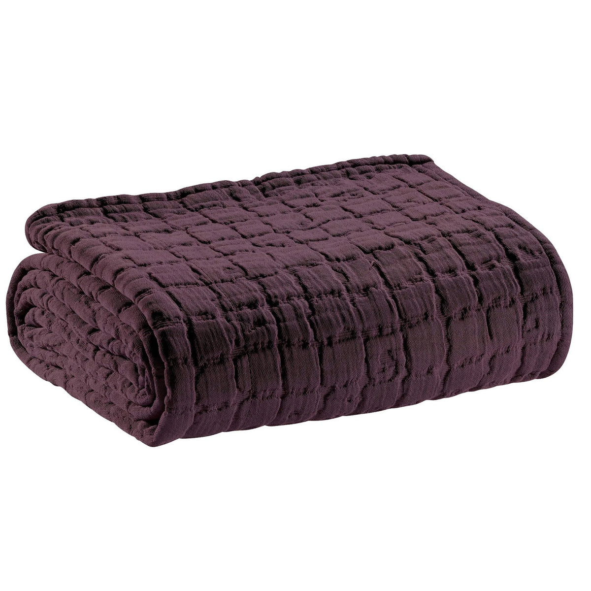 Plaid in Puro Cotone Stonewashed - Swami Plaid Vivaraise Pruno