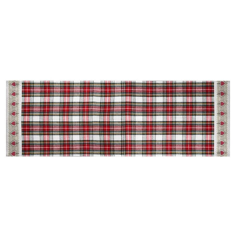 Runner in Puro Cotone Fantasia Check - Glasgow Runner Daunex