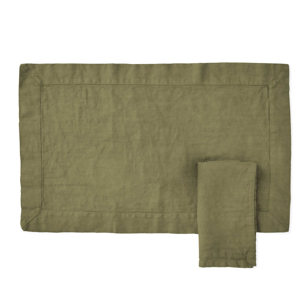 Set 2 Americani in Puro Cotone StoneWashed NO STIRO - Cales Americano Lisola Bosco