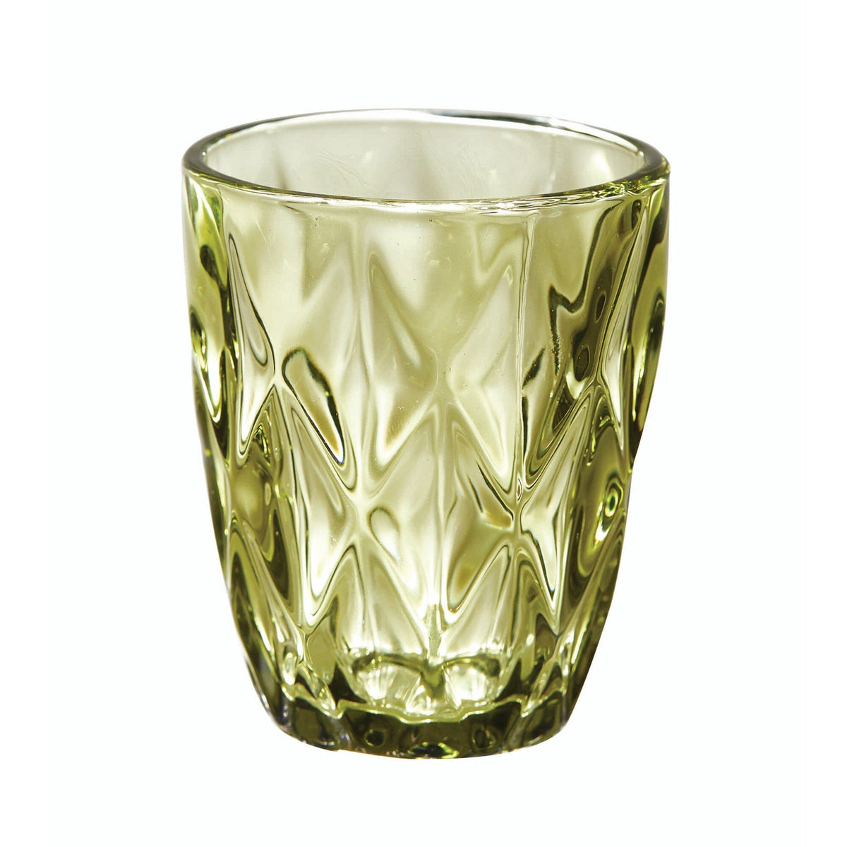 Set 6 Bicchieri Acqua in Pasta di Vetro Multicolor - Murano Bicchieri Maison Sucrée Verde