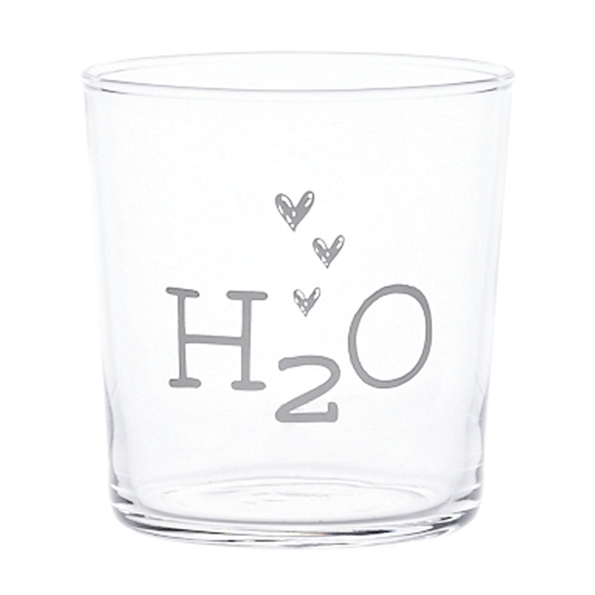 Set 6 Bicchieri Acqua Serigrafati - H2O Bicchieri Simple Day