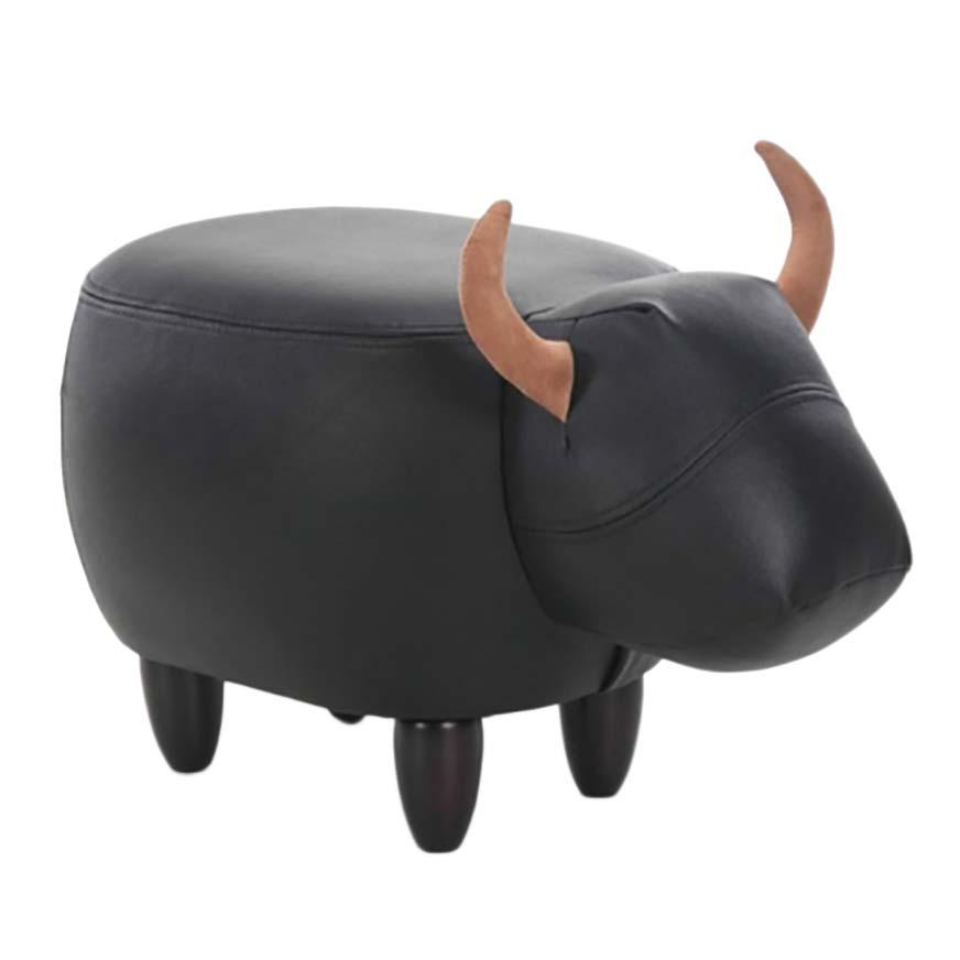 Sgabello per Bambini a Forma di Animale - Animal Stool Sgabello Daunex Toro Nero