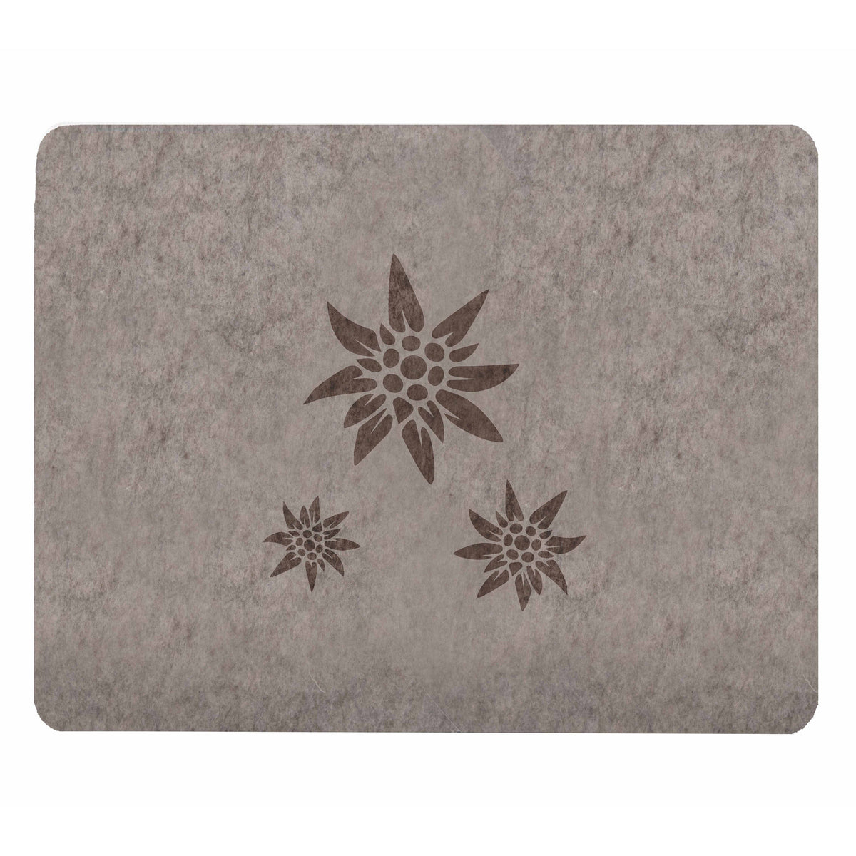 Sottopiatto in Feltro - Edelweiss Daunex Rettangolare 45x35cm Tortora