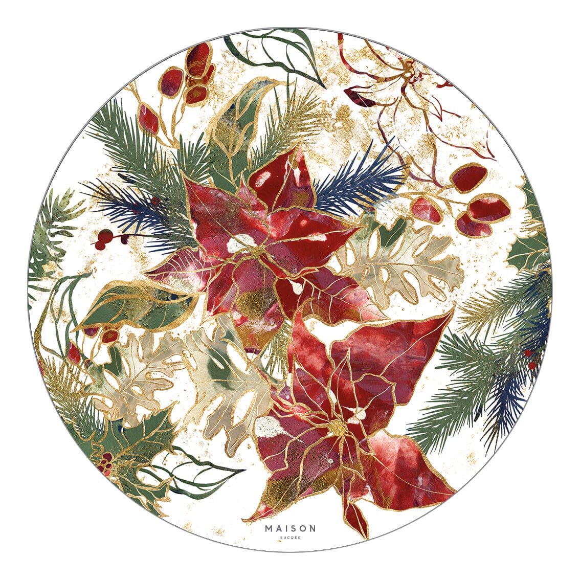 Sottopiatto in Vinile con Fantasia - Xmas Star Sottopiatto Maison Sucrée