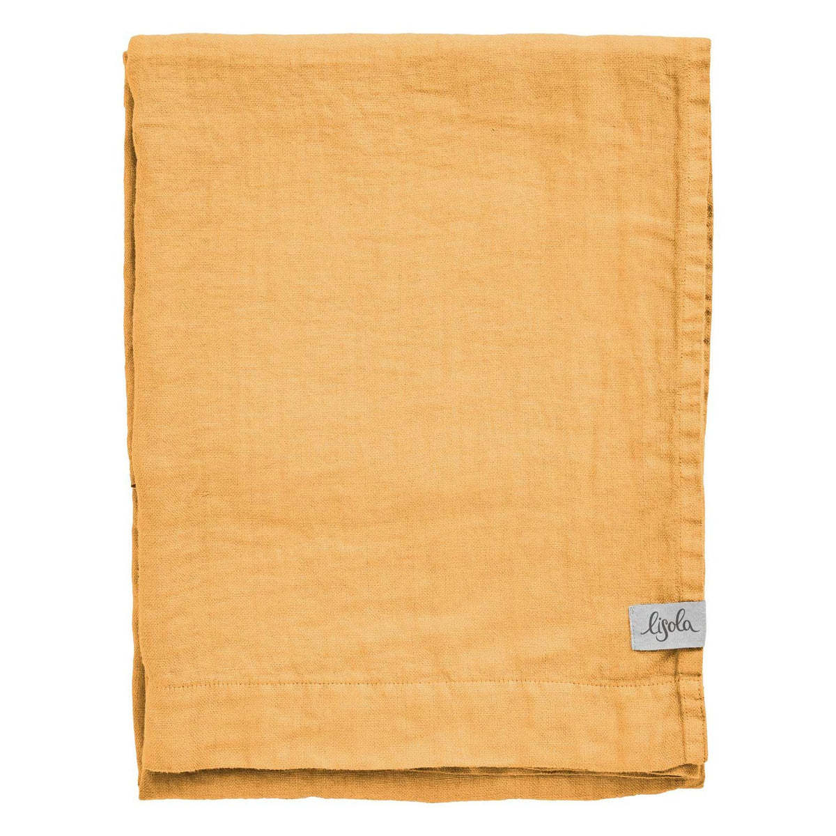 Telo da Bagno in Panamà di puro Lino - Panamà Telo spugna Lisola Giallo (Senape)