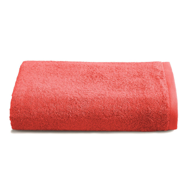 Telo da bagno in Spugna di Cotone Tinta Unita - Perla Telo spugna Lisola Corallo (Corallo)