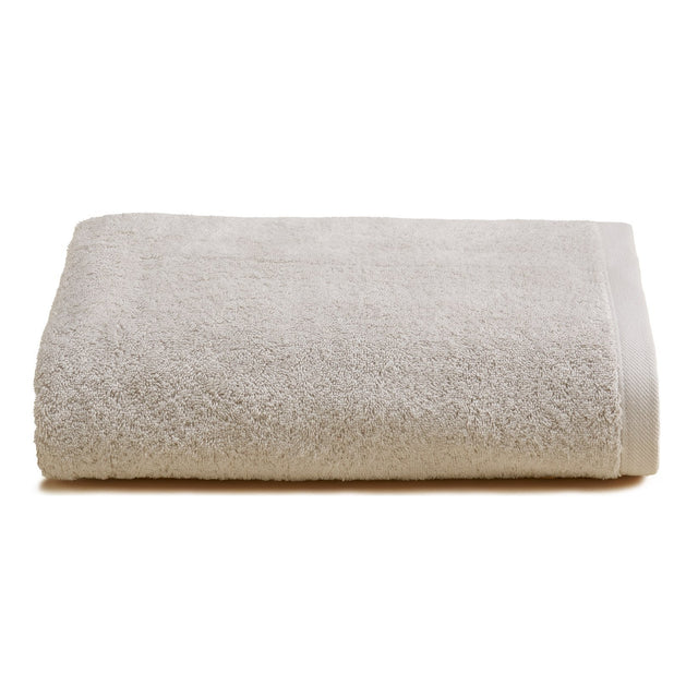 Telo da bagno in Spugna di Cotone Tinta Unita - Perla Telo spugna Lisola Grigio Chiaro (Ostrica)