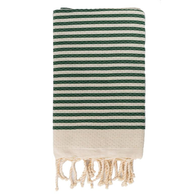 Telo Mare Fouta in Puro Cotone a Righe Larghe - Hammam Telo Mare Tadé Prato