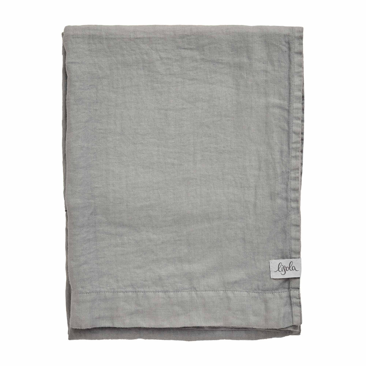 Telo mare XL in Puro Lino Stonewashed - Costarei Telo Mare Lisola Grigio Fumo