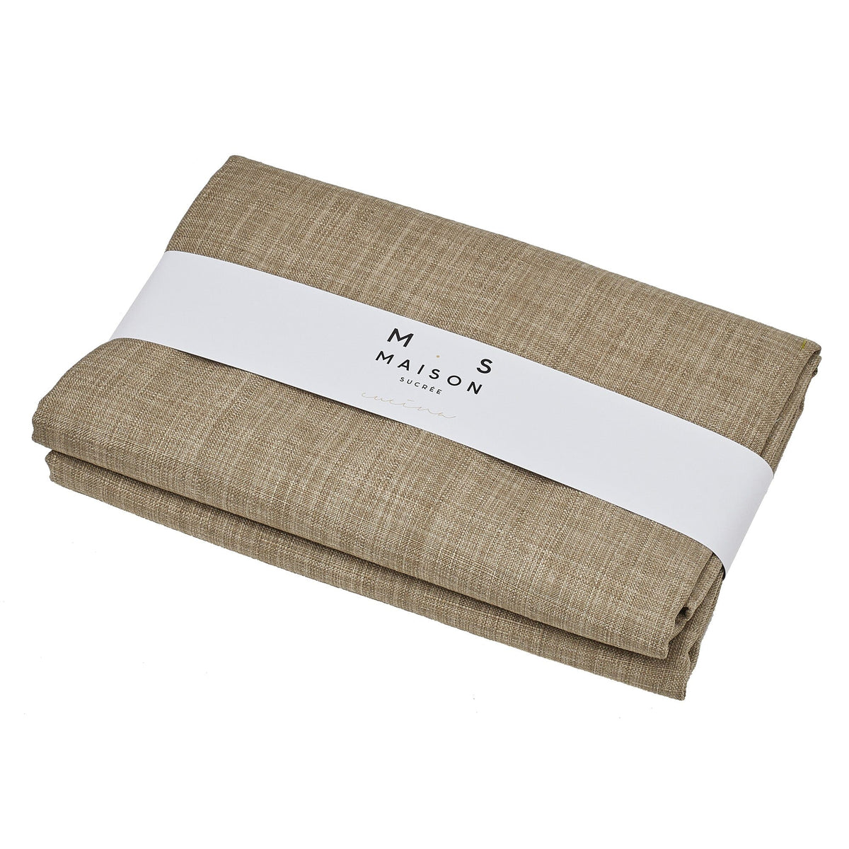 Tovaglia Antimacchia in Tinta Unita - Korin Tovaglia Resinata Maison Sucrée 140x180cm Beige
