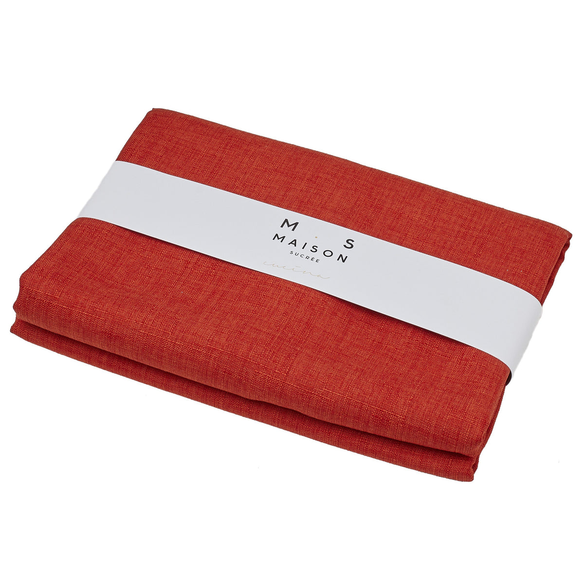 Tovaglia Antimacchia in Poliestere - Korin Tovaglia Resinata Maison Sucrée 140x180 Rosso