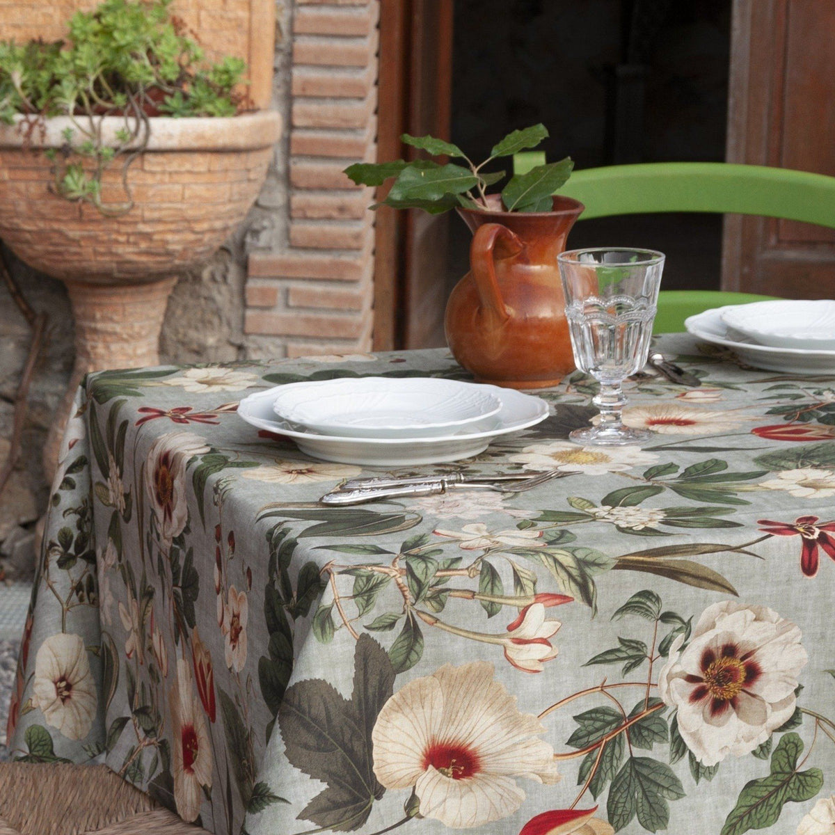 Tovaglia in Puro Cotone StoneWashed no Stiro - Borgo Antico Tovaglia Lisola