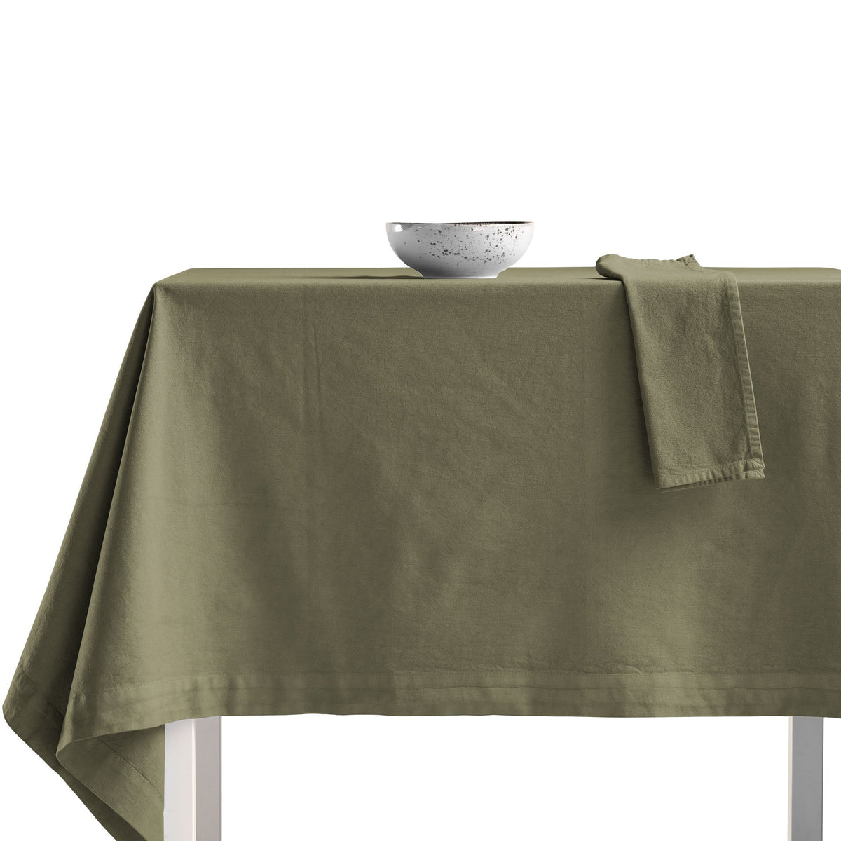 Tovaglia in Puro Cotone StoneWashed NO STIRO - Cales Tovaglia Lisola Bosco 140X180