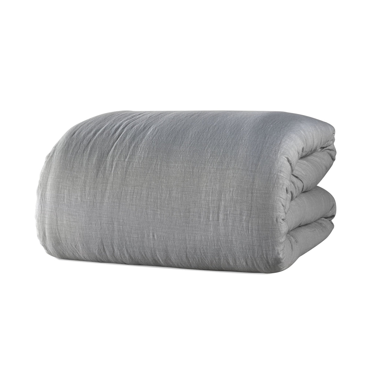 Trapunta in Cotone e Lino StoneWashed NO Stiro - Luxury Trapuntino Estivo Lisola Matrimoniale Grigio (Baguio)