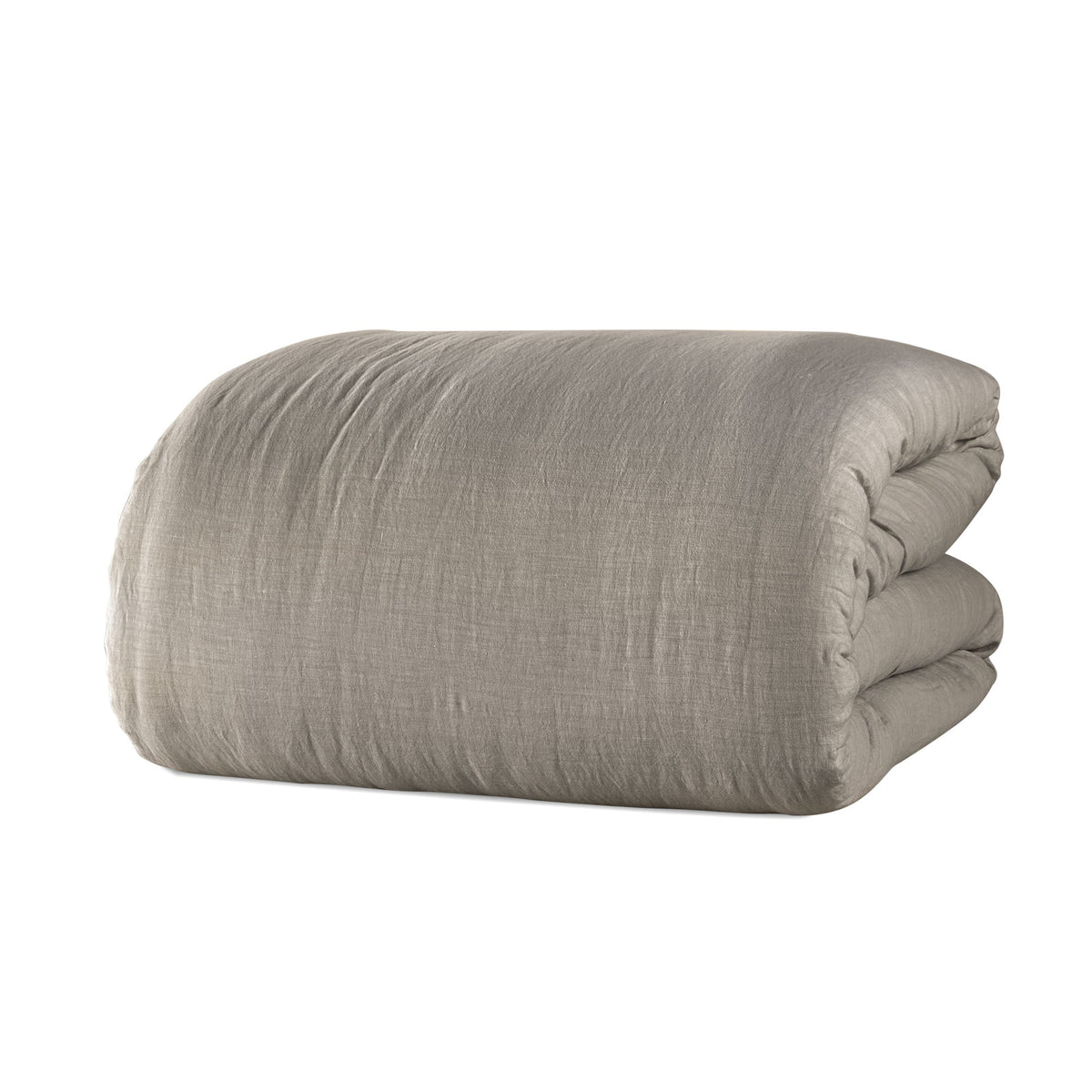 Trapunta in Cotone e Lino StoneWashed NO Stiro - Luxury Trapuntino Estivo Lisola Matrimoniale Grigio (Prisma)