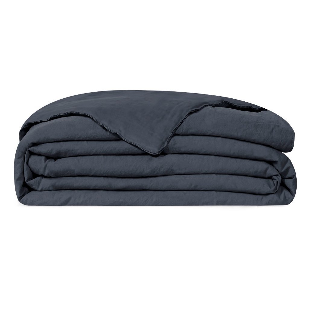 Trapuntino leggero Puro Cotone StoneWashed NO Stiro - Loira Trapuntino Estivo Loft by BiancoPerla Singolo Blu (Denim)